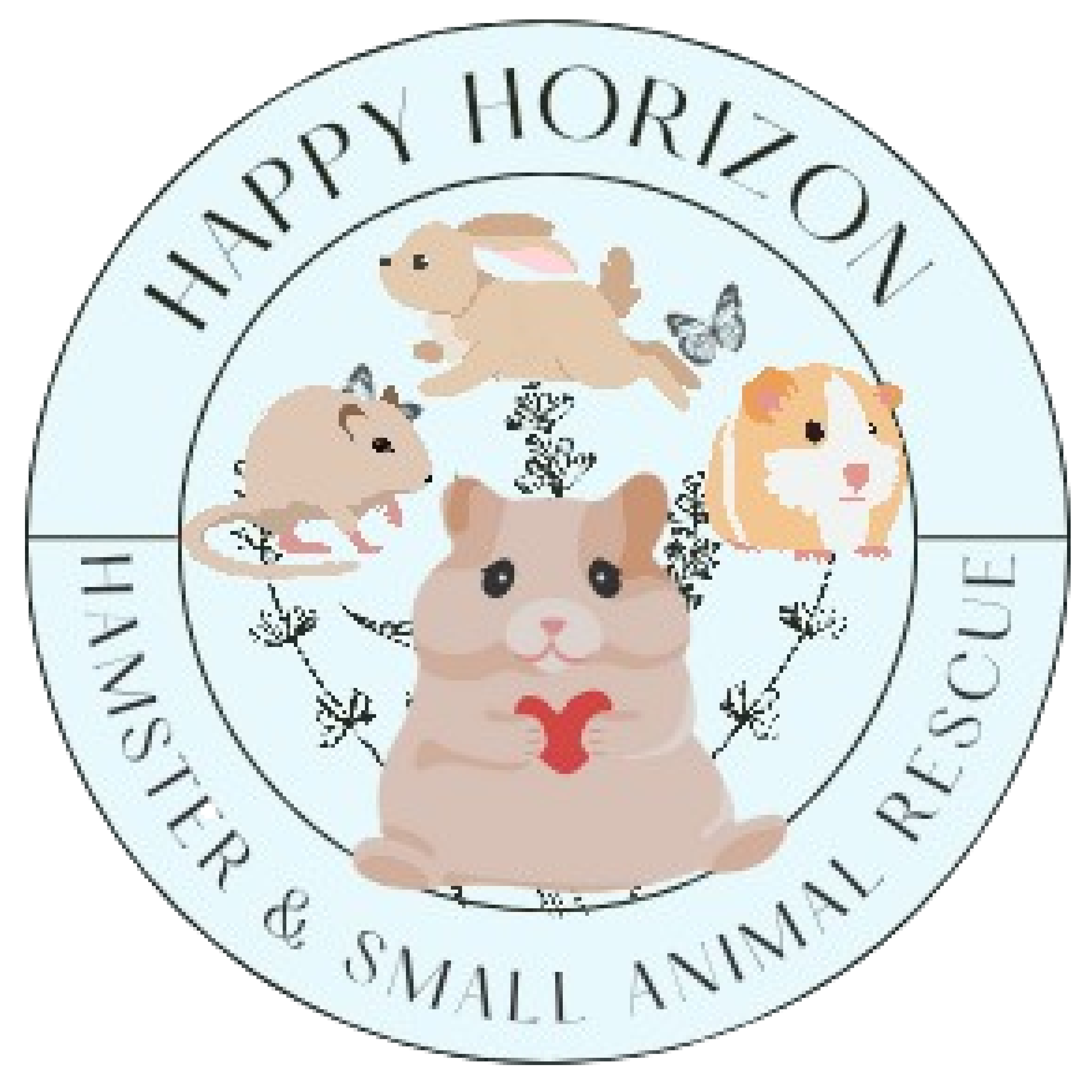 logo for Happy Hamster hamster and small animal rescue